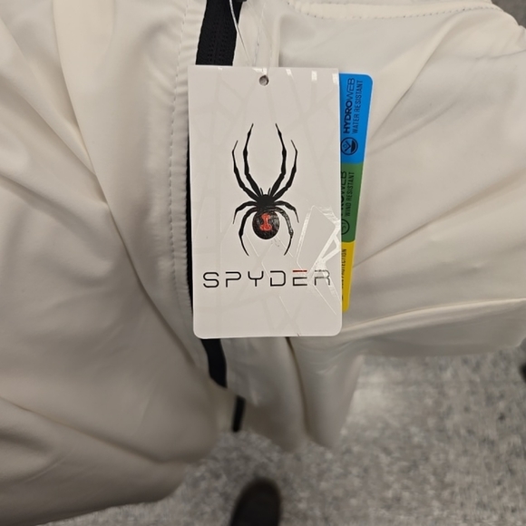 Spyder  Men’s Sz M White/Cream Color Windbreaker. NWT - Picture 7 of 7